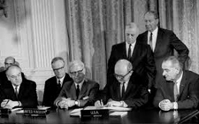 Signature of the Outer Space Treaty