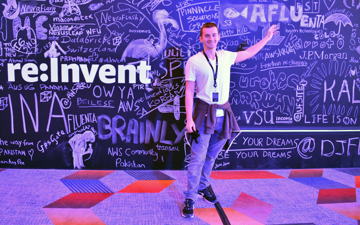 Marko at re:invent in Las Vegas