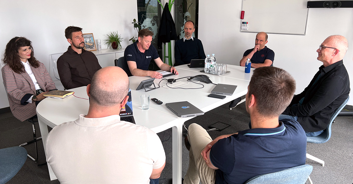 Meeting with ESA at Amphinicy Zagreb Office