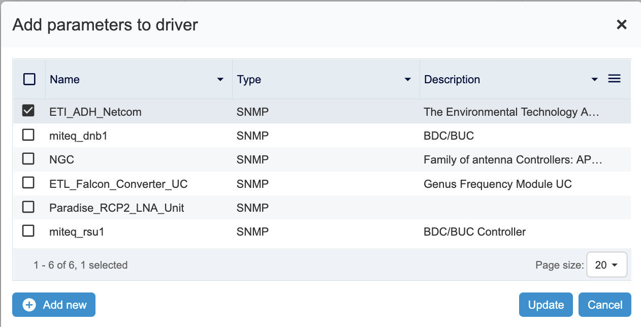 New driver configuration options in Monica
